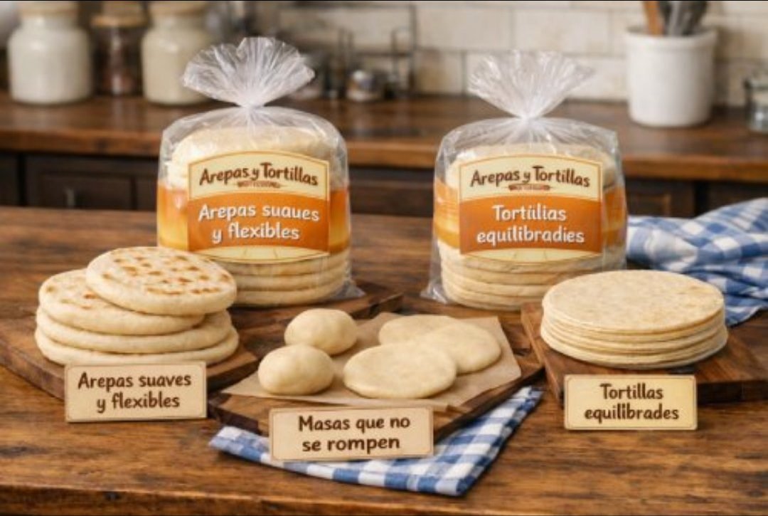 Arepas, tortillas y masas fáciles