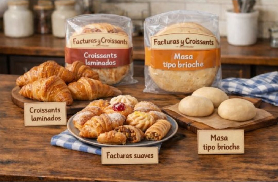 Croissants, hojaldres y masas especiales