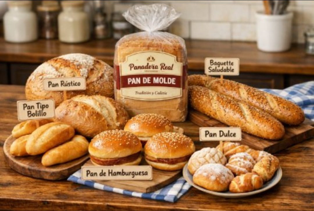 Panes y panadería sin azúcar